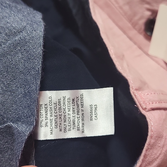 1901 Nordstrom Chino Ballard slim fit pink mens shorts - Picture 11 of 12